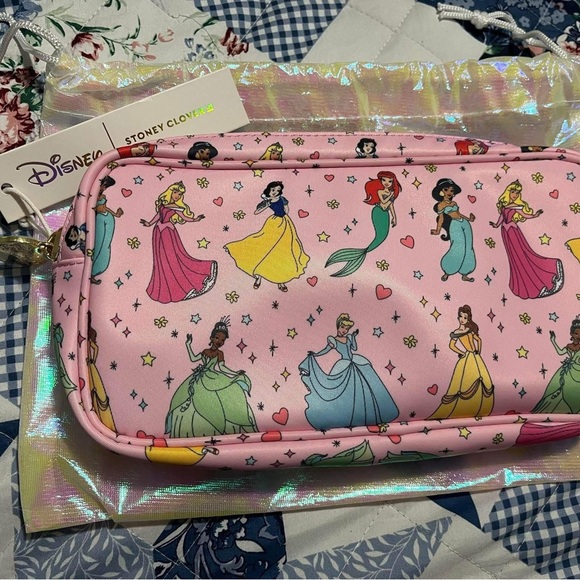 Stoney Clover Lane Accessories - Stoney Clover Lane Disney Princess Pink Cosmetic Bag